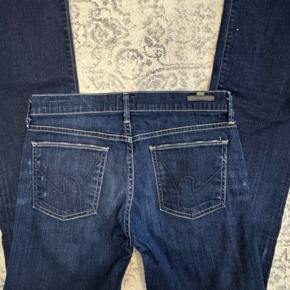 Citizens Of Humanity Dark Blue Kelly Low Rise Jeans - Picture 13 of 15